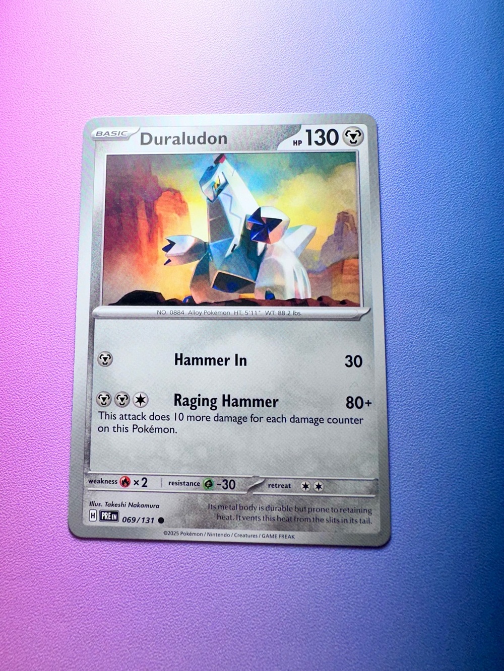 duraludon - 069/131 (common) — pokémon: prismatic evolutions